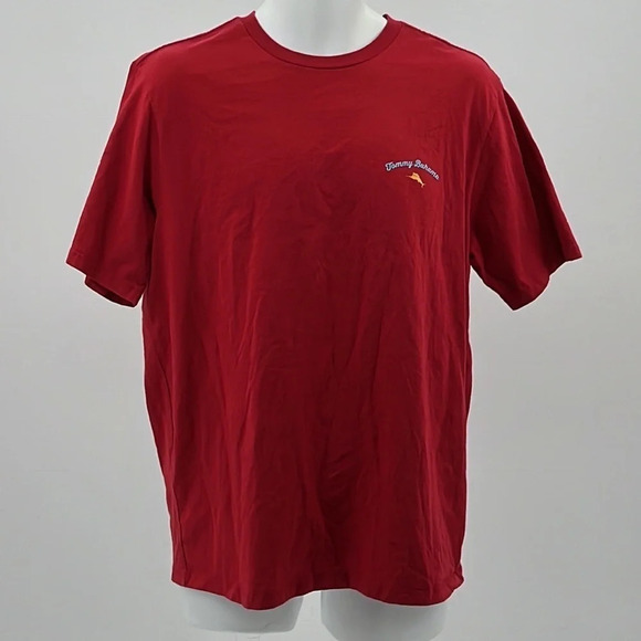 Tommy Bahama It's Glow Time Graphic T Shirt in Red - Size Medium - Picture 2 of 9